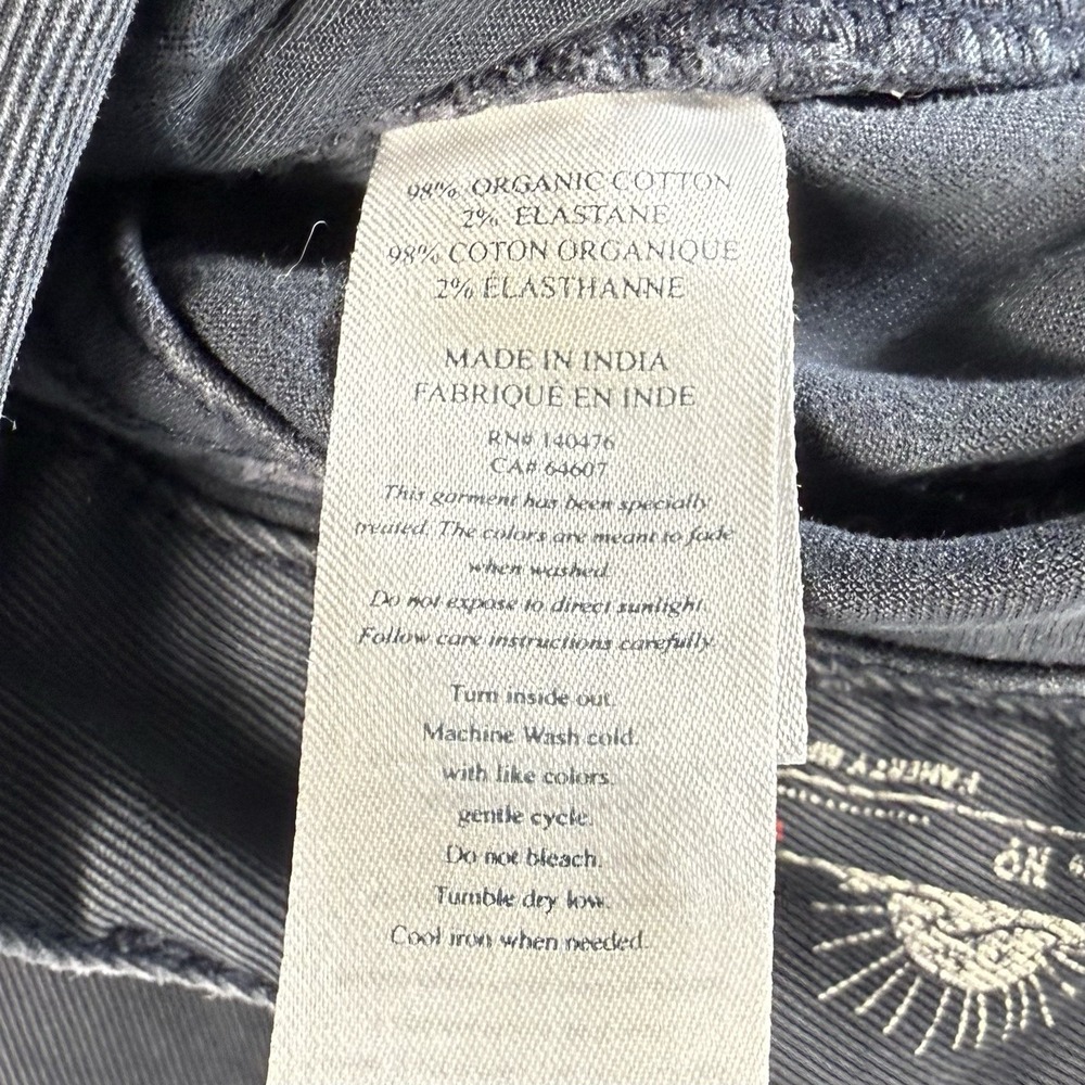 Faherty Pants Men's 31x32 Movement 5 Pocket Stretch Casual Performance Dark Blue - Picture 5 of 8